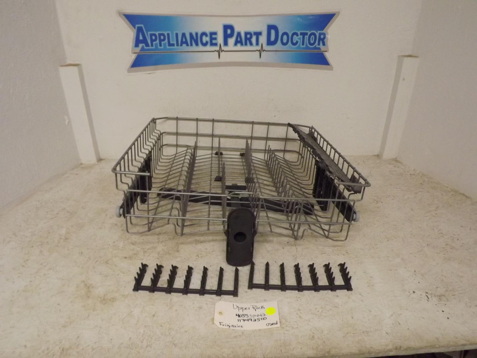 Frigidaire Dishwasher 405538442 117492510 Upper Rack Used Frigidaire Dishwasher 405538442 117492510 Upper Rack Used